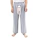 Caxndycing Pantaloni da riabilitazione, da donna, da uomo, lateralmente, aperti, lunghi, per la cura del paziente, con cavallo aperto, casual, grigio., M immagine