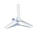 SKYRI DC 12V Ceiling Fan Portable Mini Fans for Camping Outdoor Gazebo,Mini Hanging Camper Tents Fan White