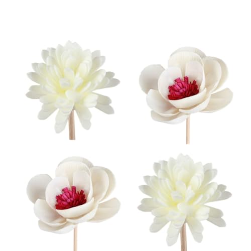 4 piezas varillas aromáticas de ratán para ambientador miniatura 1