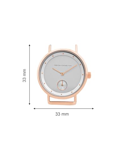 Image of French Connection Silver Dial Analog Watch for Women -FCW09RL