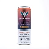 Angry Angel, Peach Ginger Energy Drink, 12 Fl Oz