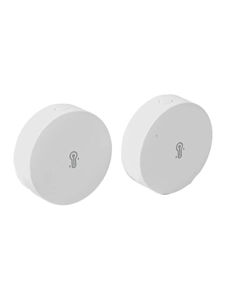 Confezione da 2 sensori di umidità di temperatura zigbee 3.0 con allarme, igrometro intelligente per interni, termometro per Alexa iHost SmartThings, precisione ± 0,2 °C, durata della