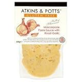 Atkins & Potts Gluten Free Mascarpone Pasta Sauce With Roast Garlic 300G