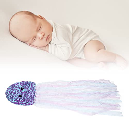 Chapéu de fotografia de bebê, chapéu de malha de lã feito à mão para bebê foto de recém-nascido novo