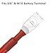 Letivay 1FT 4 AWG Battery Cables Fitted with 3/8