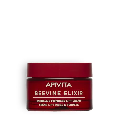 Image of Apivita Beevine Elixir Wrinkle & Firmness Lift Cream 50ml - Antiaging Moisturizer with Propolis, Vine Polyphenols, Plant Collagen, Hyaluronic Acid - Anti-Wrinkle, Firming, Lifting, Non-Comedogenic