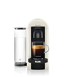 Nespresso Vertuo Plus Single Serve Coffee and Espresso Machine by Breville, White