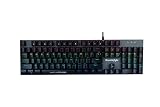Cosmic Byte CB-GK-27 Vanth Mechanical Keyboard with Outemu Blue Switches and Rainbow LED (Black/Grey)