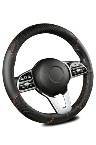 BeneVie ハンドルカバー 軽自動車 普通車 ステアリングカバー 【世田谷ベース掲載（日本ブランド）】 滑らない３点グリップ sサイズ オールシーズン対応 (ブラウン)