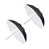 【2本セット】UNPLUGGED STUDIO 33インチ ホワイトアンブレラ(グラスファイバー) 2本セット UN-048