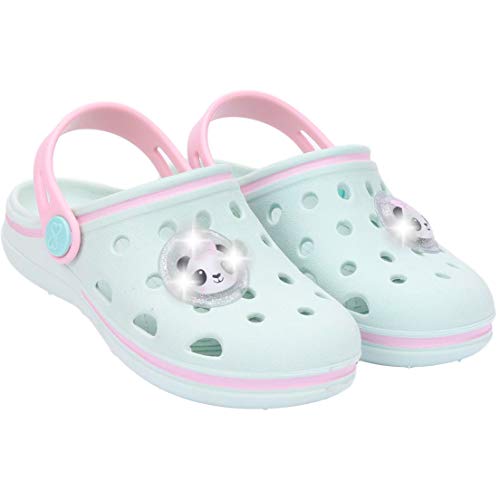 Baby Colors Babuche Pop Mini - Verde Cha/Rosa Bb - 184.001-637-21/22