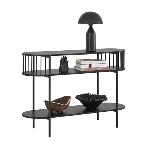 SoBuy Console d'Entrée Console avec Rangement Meuble de Couloir Multifonction