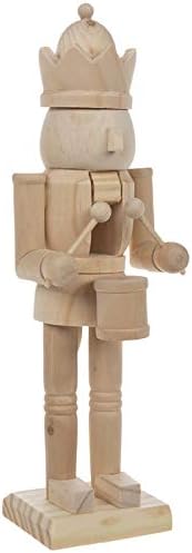 Wood Nutcracker With Drum Christmas Decoration Gift