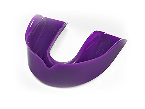 Shield - Adult Sports Mouth Guard - Single Density Protective Material Comfortable Fit-Boxing MMA Football Lacrosse Hockey Wrestling Basketball 2 Pack -Purple