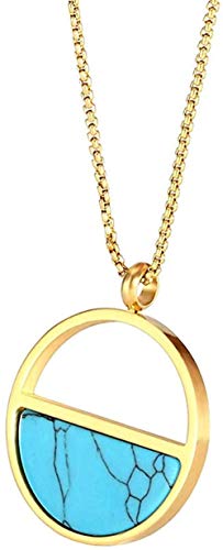 Preisvergleich Produktbild CKAWM Halskette Einfache Frauen S Schöner Einfacher Stahlhalskettenschmuck