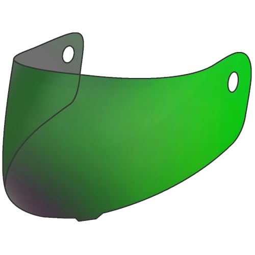 Image of Black Street Fighter Internal Visor Revo Green