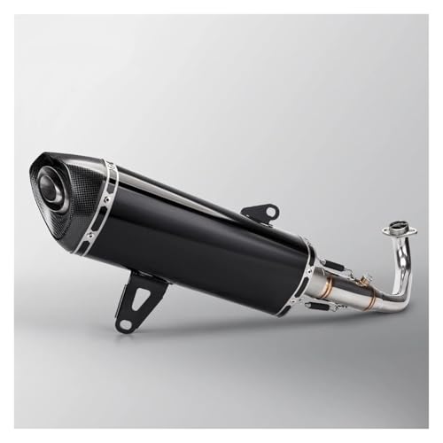 バイクマフラー XMAX300用 XMAX250用 フルバイク排気マフラーシステム 51mm R77 エキゾーストパイプ(TYPE-B)