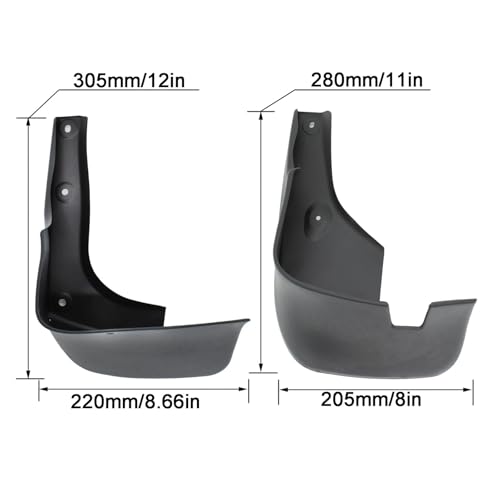 Evita daños por piedras con el guardabarros trasero para Lexus RX300 y RX350 XU30 2