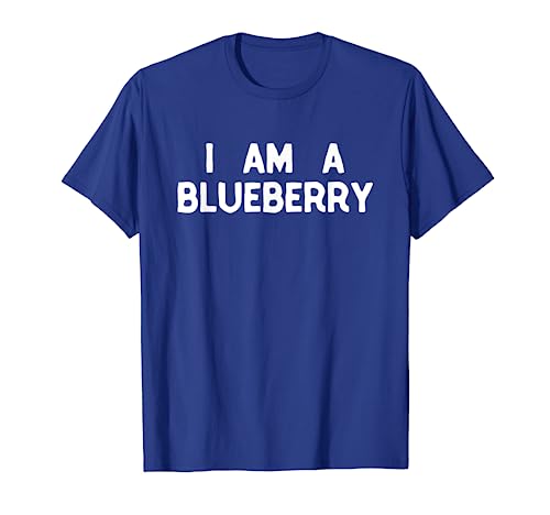 I Am A Blueberry Costume Halloween I'm Lazy Easy T-Shirt