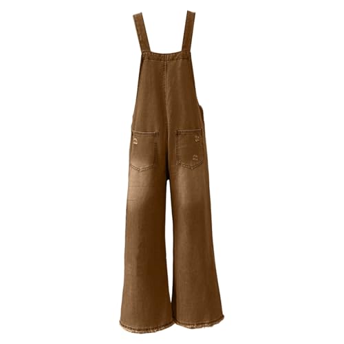 Monos vaqueros mujer con tirantes ajustables retro casual 7