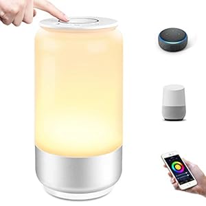 Le Lampux Nachttafellamp, led, wifi (2,4 GHz), intelligent, werkt met Alexa, Google Home, tafellamp RGB & wit licht…
