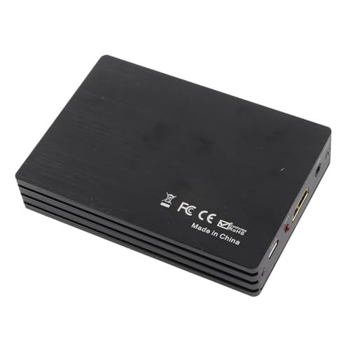 Interfaz Multimedia de Alta Definición Tarjeta de Captura de Vídeo USB 3.0 con Cable de Datos USB para Grabación de Juegos, Plug and Play para/One/Negro