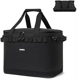 BDLMWH 【底部強化版】 クーラーボックス 大容量 30L 3層断熱 保冷 保温 折り畳み収納可能 軽量 ソフト 手提げと肩掛け両用 お弁当収納バッグ 保冷バック ピクニック/運動会/通勤/キャンプ/お花見/BBQ/