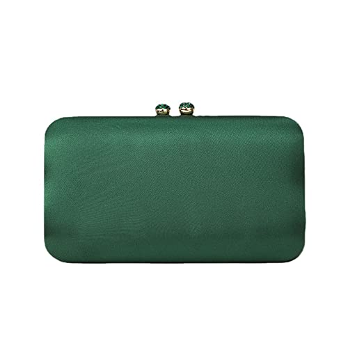 Sac de soirée en strass avec bandoulière amovible et pochette rigide élégante pour banquet chic