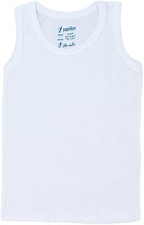 بابيلون فانلة داخلية بدون اكمام للجنسين من عمر 2-3 سنوات، متعددة الالوان