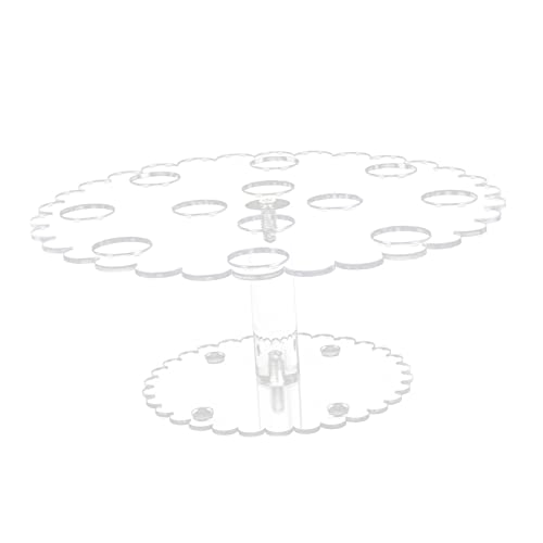 Cabilock Ice Cream Cone Display Stand Petal Shaped Rack for Sushi Hand for Birthday Parties Weddings and Events