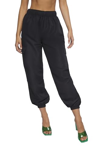 Forever 21 Women's High-Rise Cargo Joggers
