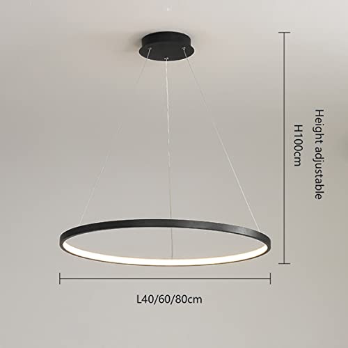 Suspension ronde LED de table à manger pour illuminer vos dîners - 4