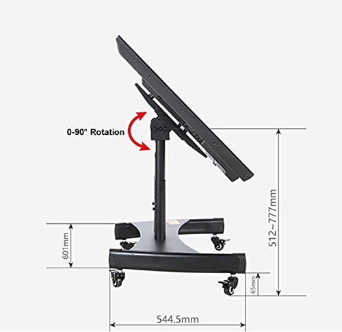 Soporte móvil para TV de 32 a 75 pulgadas con ruedas miniatura 4