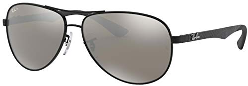 Ray-Ban RB8313 Sunglasses Bundle: RB 8313 CARBON FIBRE 002/K7 Black and Universal Anti-slip Silicone Leash