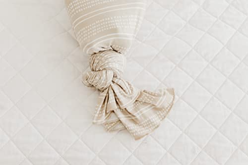 Image of Copper Pearl Swaddle Blankets for Newborns | Soft Stretchy Receiving Blankets for Boys and Girls | Large 46 x 46 Inch Baby Blankets | Lightweight and Breathable Swaddles | Clay