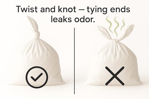Image of BOS Odor-Sealing Dog Poop Bags for Pet Waste - Disposal Doggy Bags - Scent & Smell Free (90Bags) [Size: M, Color: Light Mint Green] (Pack of 2)