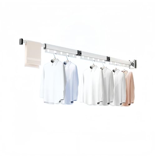 吸盤式物干しラック・折りたたみ式・5連防風フック付き・高耐荷重・穴あけ不要・360°回転可・多機能衣類ハンガー・省スペース収納 (吸盤タイプ3セクション,ミルキー)