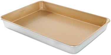 Nordic Ware Naturals Aluminum NonStick High-Side Sheet Cake Pan - Thumbnail 2
