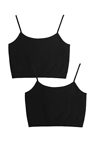 Image of NIKIBIKI Women Seamless Classic Crop Top Bralette, Made in U.S.A, One Size