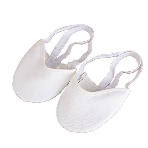 LIUHUO Foot Cover Toe Cover Belly Dance Latin Dance Modern Dance Ballet Practice Dance Shoes White