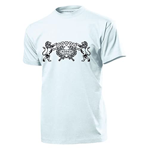 T-shirt Prora Rügen 15858 blanc XXXL avec blason de forteresse
