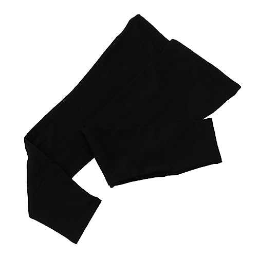 SUPVOX 1 Par juegos de pantorrilleras compresion Pantorrilleras compresión rodilleras ciclismo exterior térmico túnel mangas largas completas montar mangas Poliéster Black