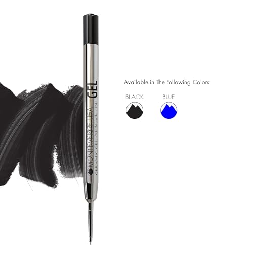 Image of Monteverde Capless Gel Refill (to fit Parker), 0.5 mm Extra Fine Needle Point, Black