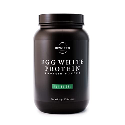 REVOPRO(レボプロ) EGG WHITE PROTEIN (卵白プロテイン) (宇治抹茶, ボトル)