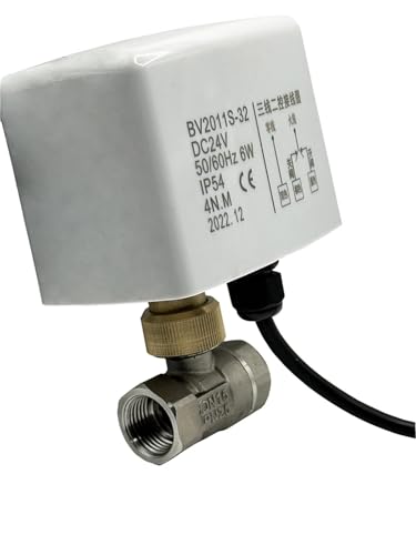 Vanne connectée 12V DN25 et robinet motorisé 3 fils pour chauffage