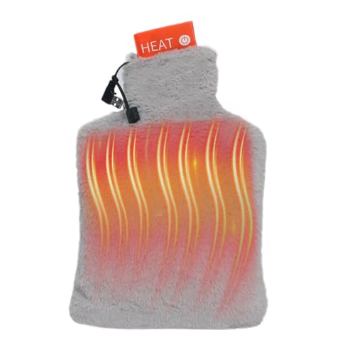 Rechargeable Hot Water Bag, Electric Heating Bottle with 3 Temperature Settings, Portable Warmth for Cervical Neck Spine and Period Relief, Sturdy Comfort Accessory Extra Convenience