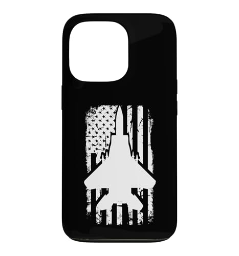 F15 Eagle US Flag Fighter Airplane Jet Plane Aircraft �X�}�z�P�[�X iPhone 13 Pro �p