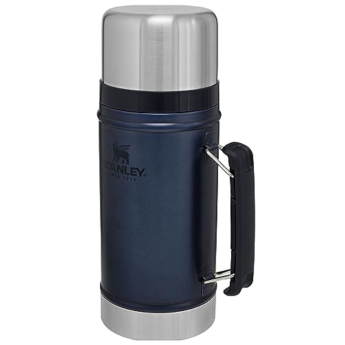 STANLEY Classic Legendary Thermobehälter Für Essen 940 ml - Hält 20 Stunden Heiß Oder 24 Stunden Kalt - Edelstahl Warmhaltebehälter - BPA-Frei - Spülmaschinenfest - Nightfall