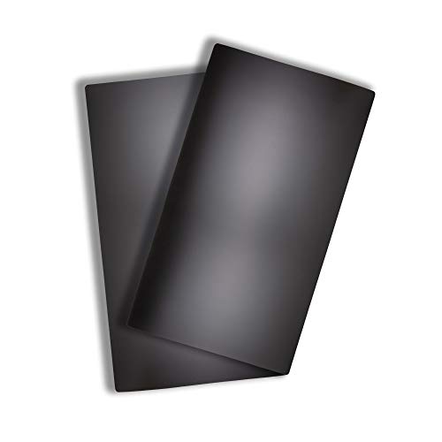 Juego de 2 tablas de cortar flexibles negras 30 x 18 pulgadas miniatura 5