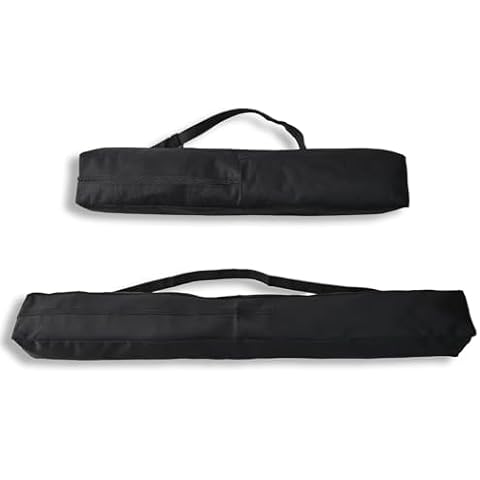 FIEWSZIHU Portable Carrying Bag 23.6in and 33.2in Case with Shoulder Strap Folding for Light Stand Camera Tripod Monopod, Black Cover
